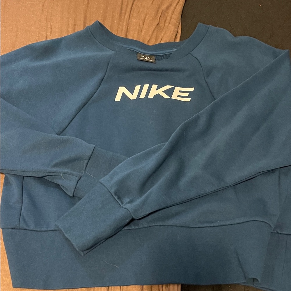 Nike Women's Crewneck Sweater in Dark Blue